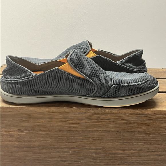 OluKai Nohea Mesh Slip-On Shoes Dark Blue Navy Size Mens 8.5 - Picture 6 of 16